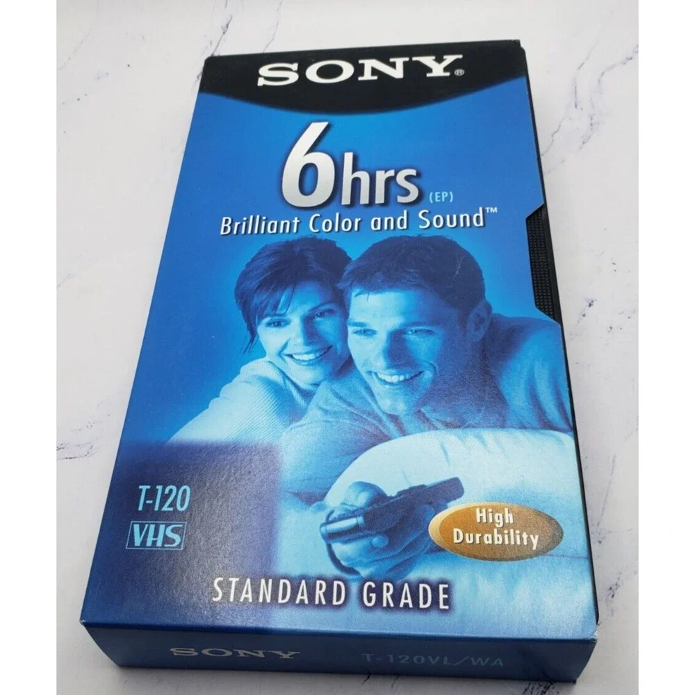 Lot of 4 Blank VHS Tapes T120 Video Recording VCR Sony And Scotch